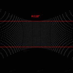 MCPD390940-118×61°  Dot-Projector Metalens